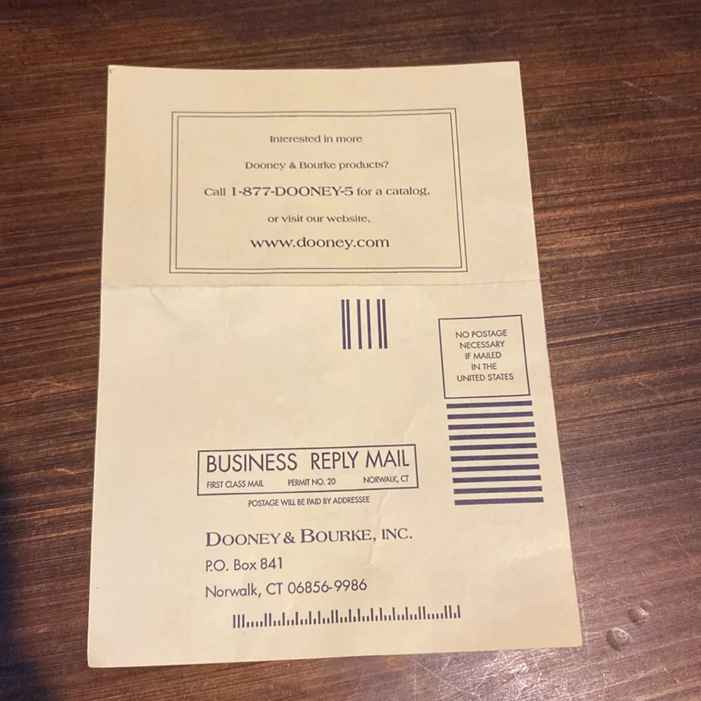 Dooney & Bourke Pumpkin Burnt Orange Monogram Canvas Small Tote,New without tags - Picture 14 of 15